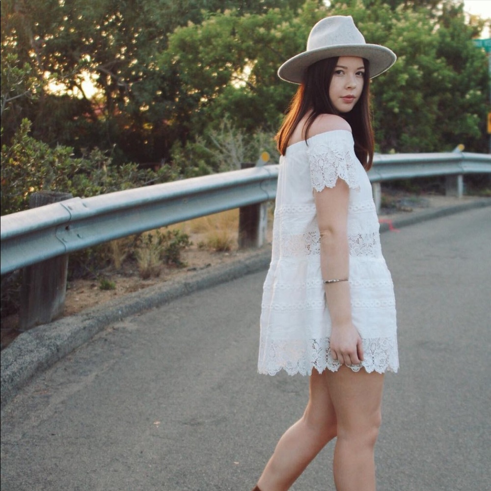 For Love & Lemons Off the Shoulder Dress